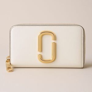 Marc Jacobs Snapshot Bifold Wallet – White/Red/Navy – EUC